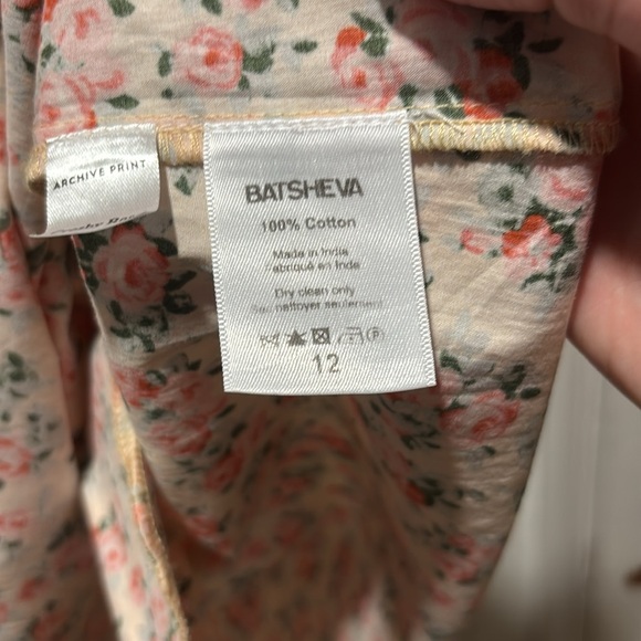 BATSHEVA x LAURA ASHLEY long sleeve floral mini dress - Picture 4 of 8